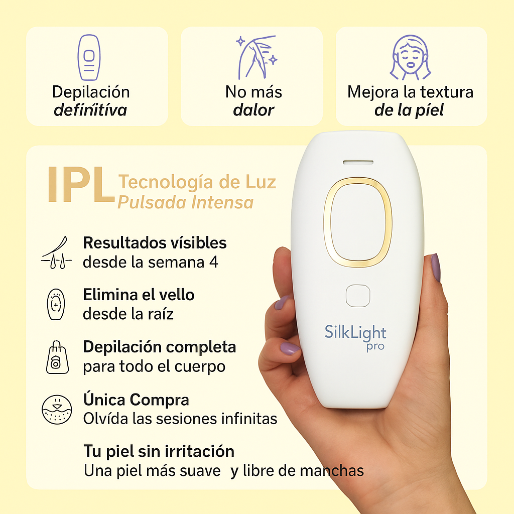 Depiladora laser desde casa: ¡Dile adiós al vello para siempre!